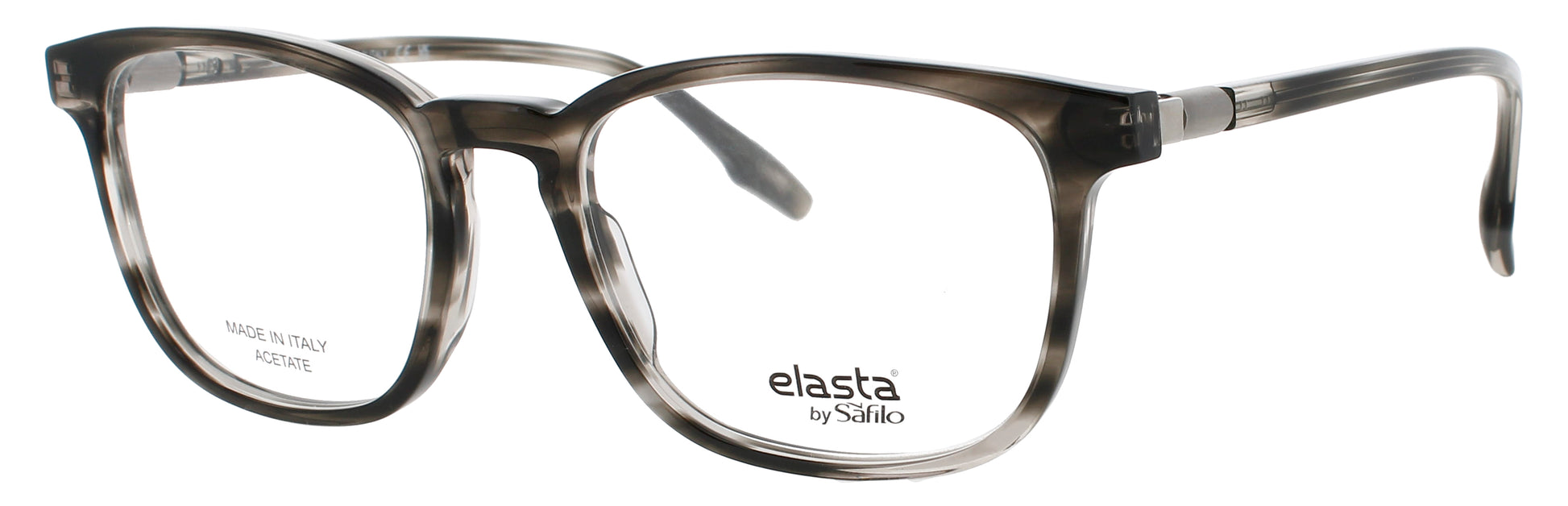 ELASTA E-8002 Frame STRIPED GREY Lens DEMO