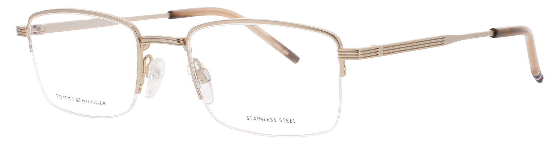 TOMMY HILFIGER TH 2036 Frame MATTE LIGHT GOLD Lens DEMO