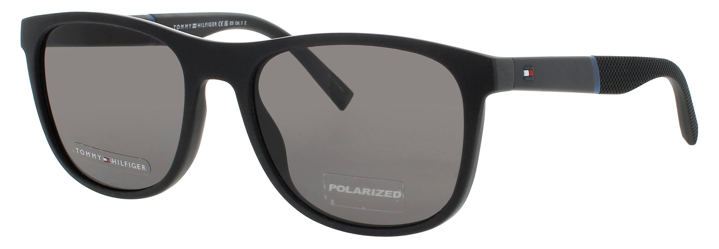 TOMMY HILFIGER TH 2042/S Frame MATTE BLACK Lens GREY POLARIZED