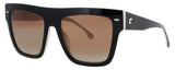 CARRERA 3016/S Frame BLACK WHITE Lens BROWN POLARIZED