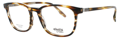 ELASTA E-8002 Frame STRIPED BLACK / WHITE Lens DEMO
