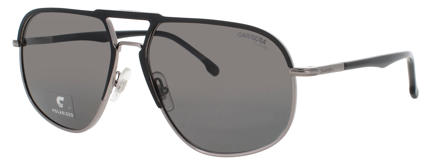 CARRERA 318/S Frame MATTE BLACK DARK RUTHENIUM Lens GREY POLARIZED