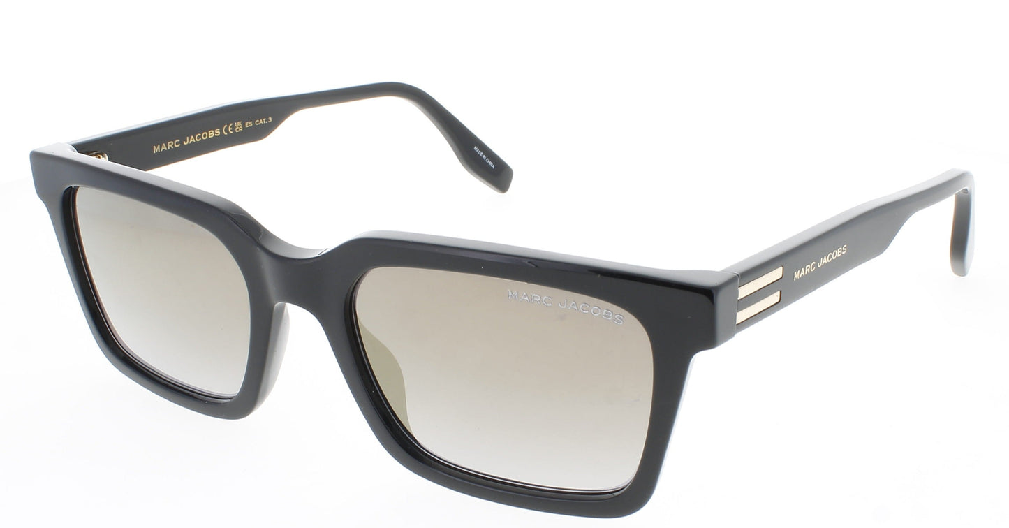 MARC JACOBS MARC 719/S Frame BLACK Lens GREY GRADIENT GOLD SHADED