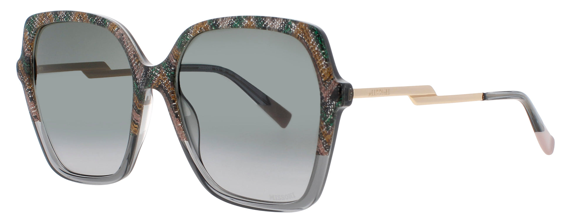 MISSONI MIS-0148/S Frame GREY / GREEN Lens DARK GREY