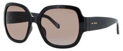 FOSSIL FOS 3151/G/S Frame BLACK Lens GRADIENT BROWN