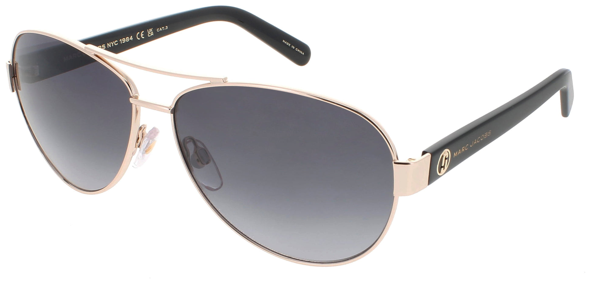 MARC JACOBS MARC 699/S Frame GOLD BLACK Lens DARK GREY GRADIENT