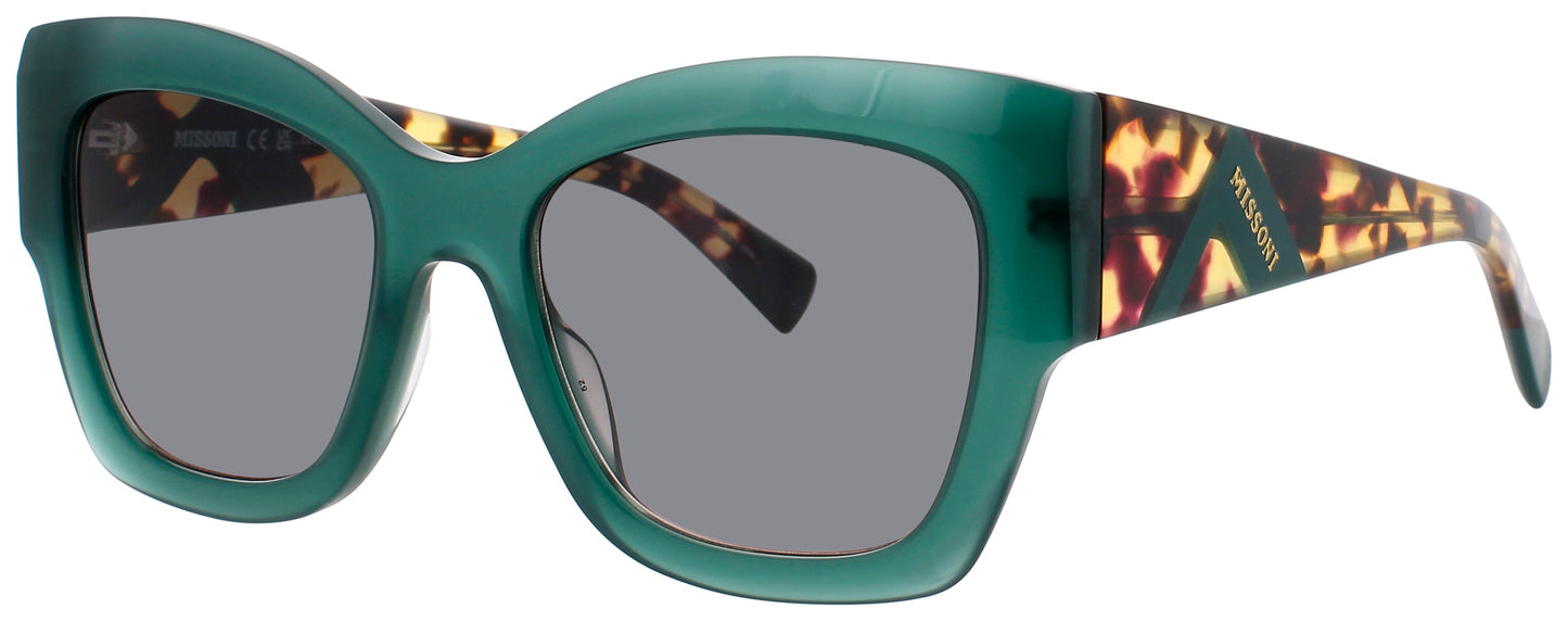 MISSONI MIS 0154/S Frame GREEN HAVANA Lens GREEN PINK