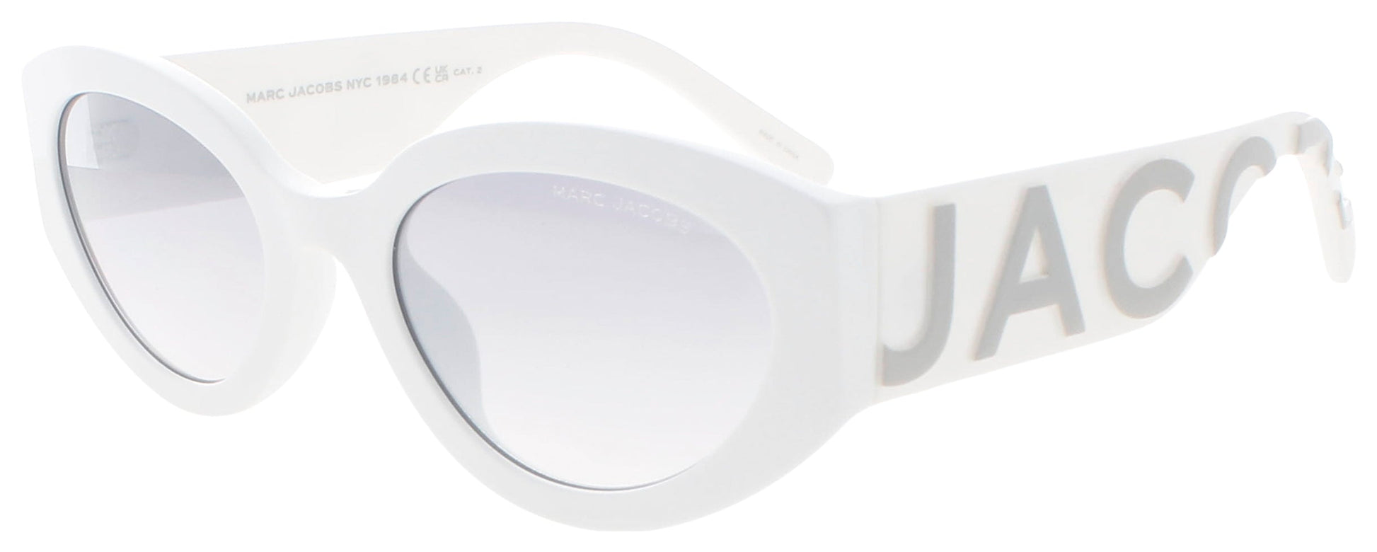 MARC JACOBS MARC 694/G/S Frame WHITE GREY Lens GREY MIRRORSHADE SILVER