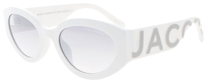 MARC JACOBS MARC 694/G/S Frame WHITE GREY Lens GREY MIRRORSHADE SILVER