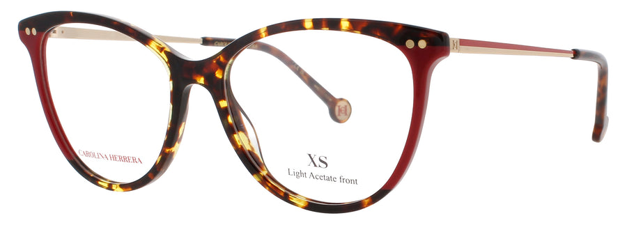 CAROLINA HERRERA HER 0210 Frame HAVANA/RED Lens DEMO