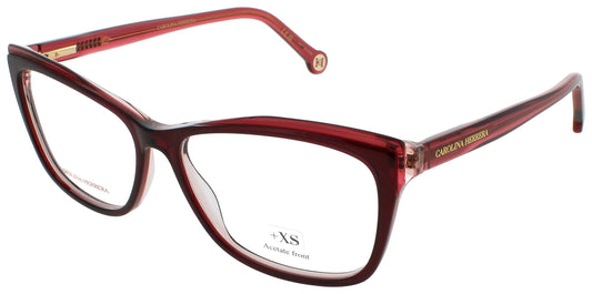 CAROLINA HERRERA HER 0208 Frame BURGUNDY RED Lens DEMO