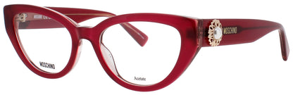 MOSCHINO MOS631 Frame BURGUNDY Lens DEMO