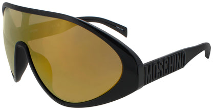 MOSCHINO MOS157/S Frame BLACK Lens MULTILAYER GOLD