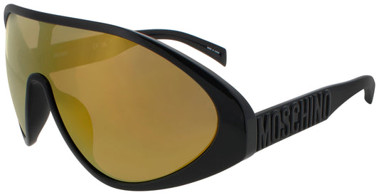 MOSCHINO MOS157/S Frame BLACK Lens MULTILAYER GOLD