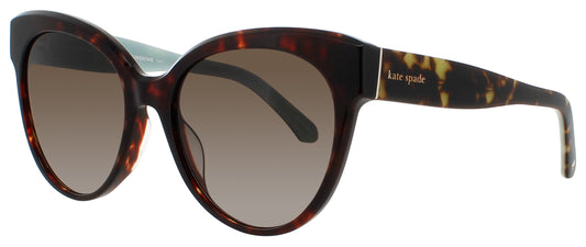 KATE SPADE AUBRIELLA/G/S Frame DARK TORTOISE Lens GRADIENT DARK BROWN