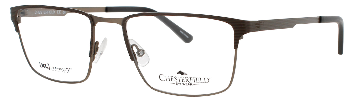 CHESTERFIELD CH-112XL Frame MATTE BLACK / WHITE Lens DEMO