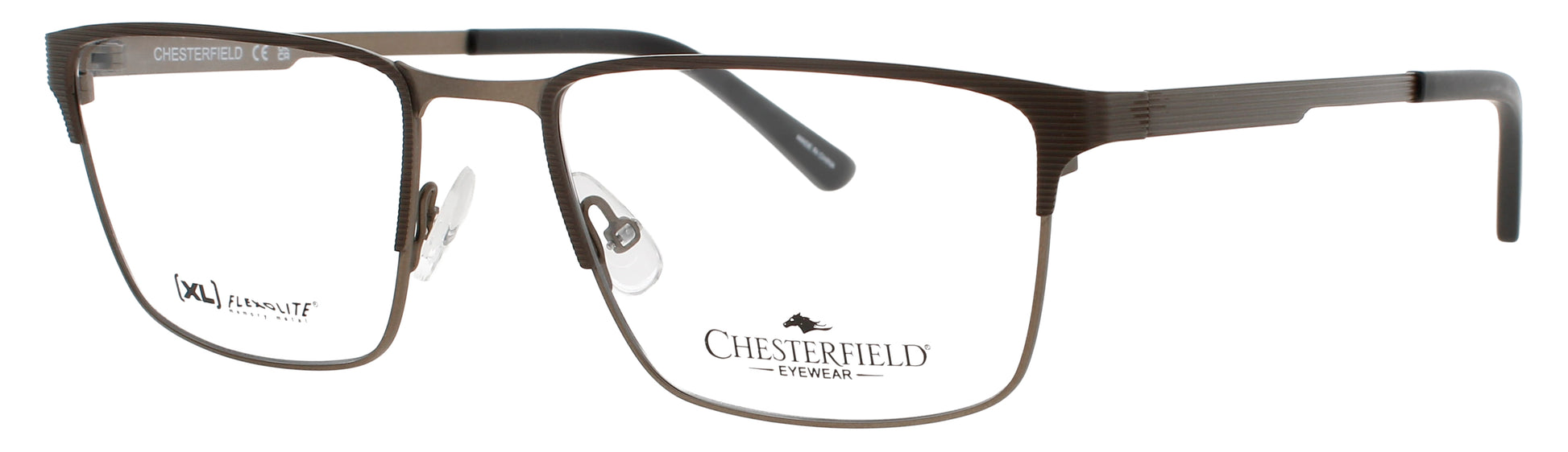 CHESTERFIELD CH-112XL Frame MATTE BLACK / WHITE Lens DEMO