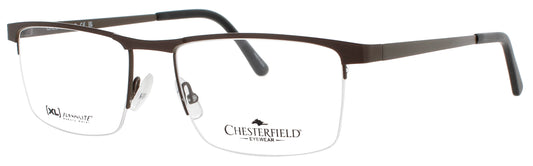 CHESTERFIELD CH-113XL Frame MATTE BLACK / WHITE Lens DEMO