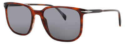 DAVID BECKHAM DB-1141/S Frame BROWN HORN Lens SMOKE
