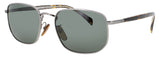 DAVID BECKHAM DB 1143/S Frame RUTHENIUM HAVANA Lens GREEN TINT