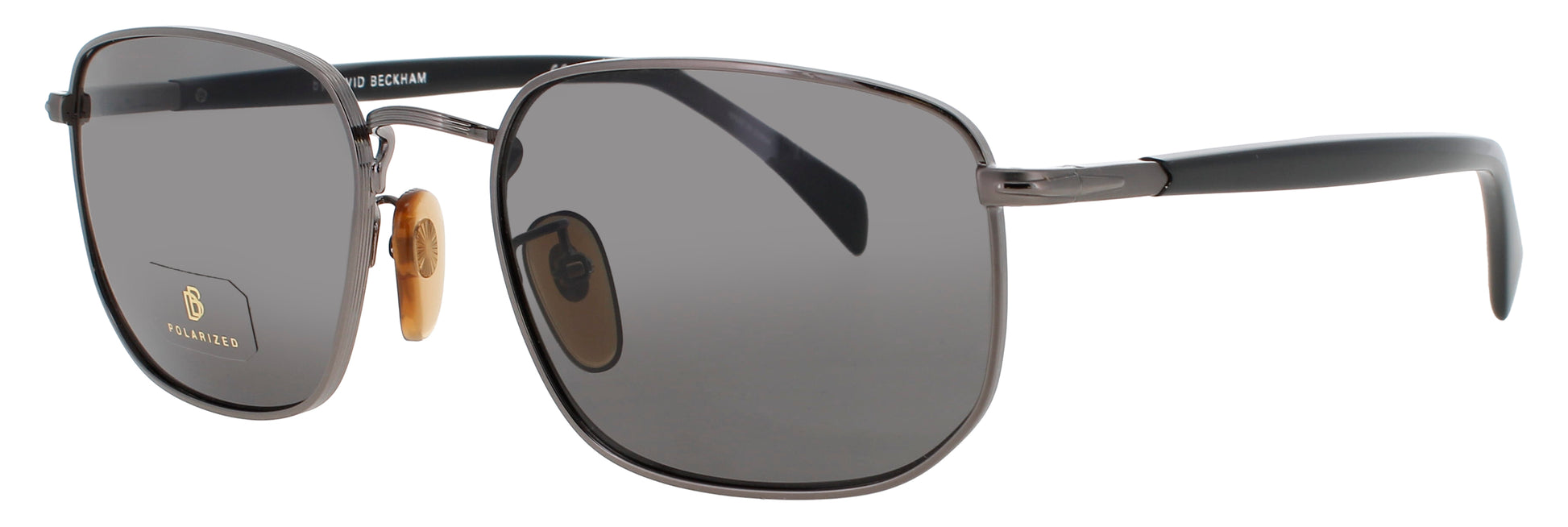 DAVID BECKHAM 1143/S Frame DARK RUTHENIUM Lens GREY POLARIZED