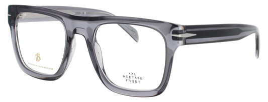 DAVID BECKHAM DB 7020/FLAT Frame GREY CRYSTAL Lens DEMO