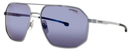 CARRERA CARDUC-037/S Frame MATTE PALLADIUM Lens SKY BLUE MIRROR