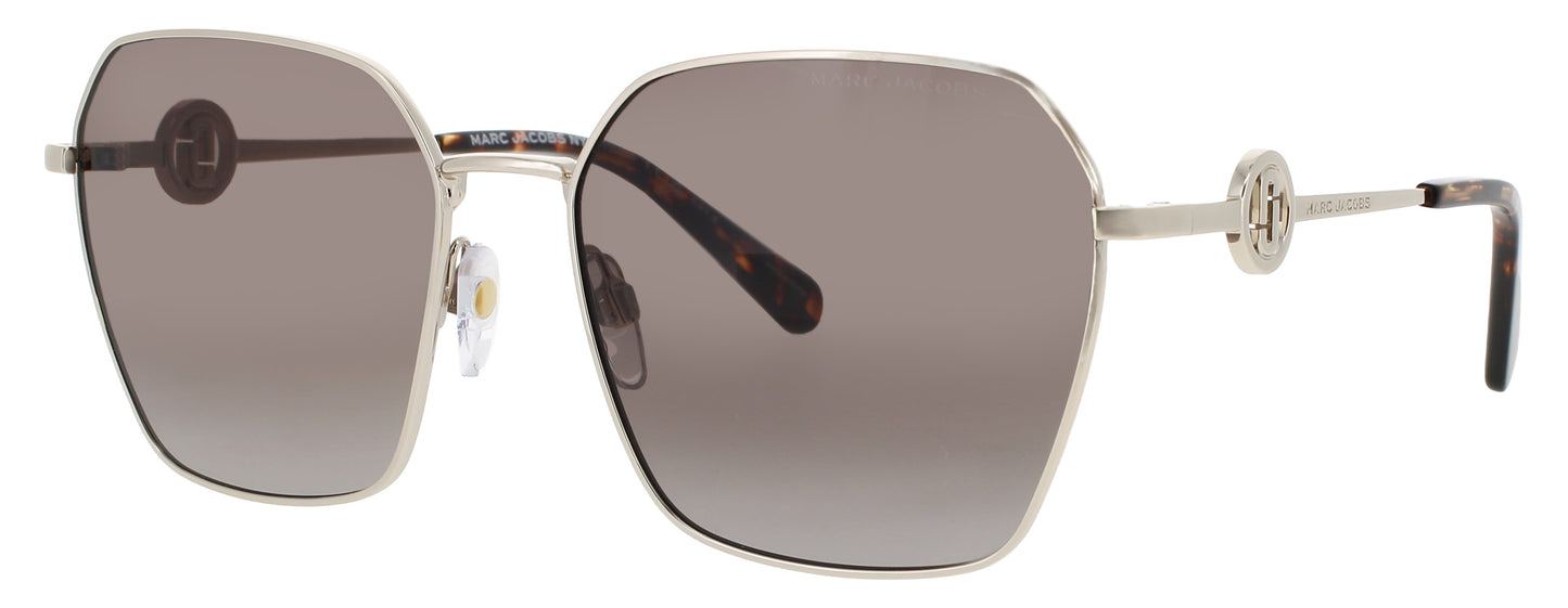 MARC JACOBS MARC-729/S Frame GOLD HAVANA Lens BROWN FLASH