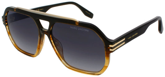 MARC JACOBS MARC 753/S Frame BROWN HORN GOLD Lens DARK GREY GRADIENT