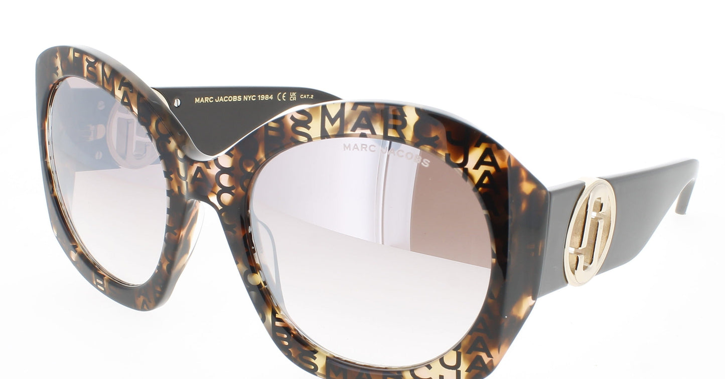 MARC JACOBS MARC 722/S Frame PATTERN HAVANA Lens BROWN SILVER MIRROR