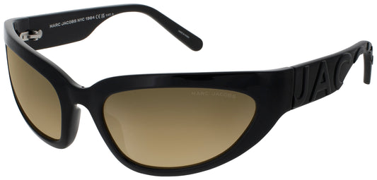 MARC JACOBS MARC 738/S Frame BLACK GREY Lens GREY BRONZE MIRRORED