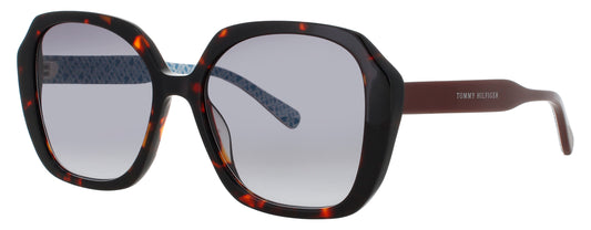 TOMMY HILFIGER TH-2105/S Frame HAVANA Lens GREY AZURE