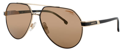 CARRERA 1067/S Frame MATTE BLACK / GOLD Lens GRADIENT BROWN / GOLD POLARIZED