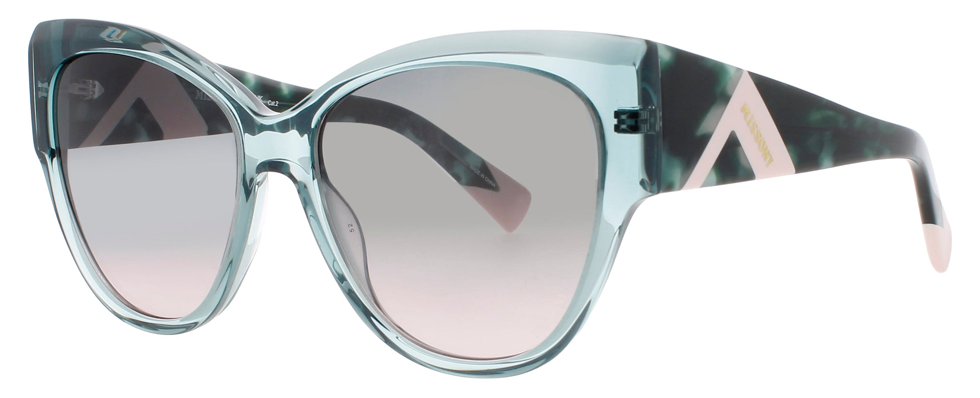 MISSONI MIS-0171/S Frame GREEN Lens GREEN / PINK GRADIENT