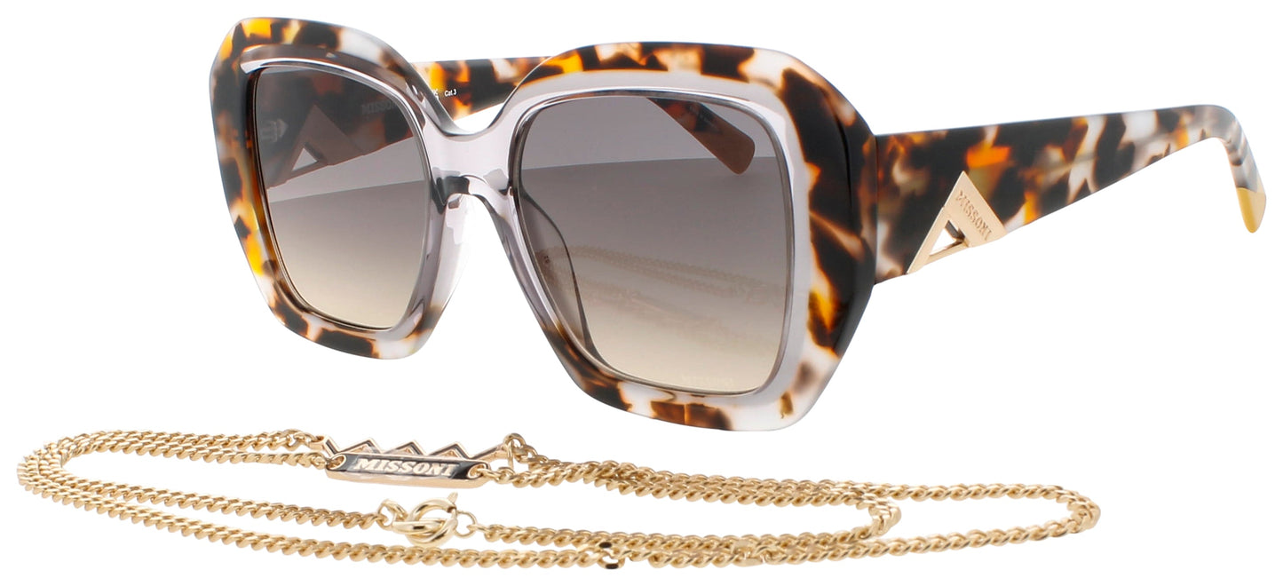 MISSONI MIS 0168/G/S Frame GREY HAVANA BROWN Lens BROWN OCHRE
