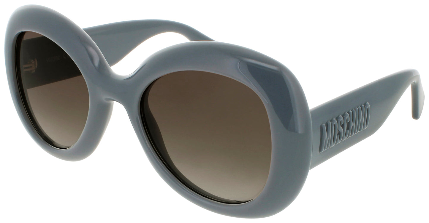 MOSCHINO MOS 162/S Frame GREY AZURE Lens BROWN SF