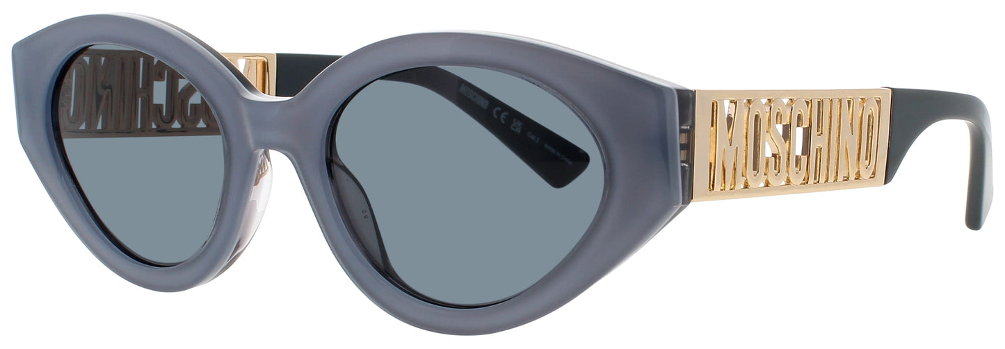MOSCHINO MOS160/S Frame AZURE BLUE Lens GREY