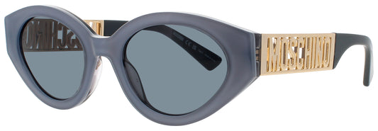 MOSCHINO MOS160/S Frame AZURE BLUE Lens GREY