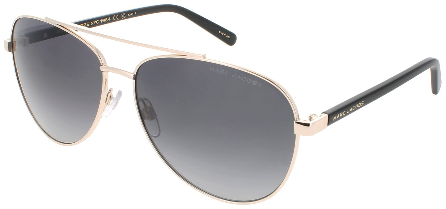 MARC JACOBS MARC 760/S Frame GOLD BLACK Lens DARK GREY GRADIENT