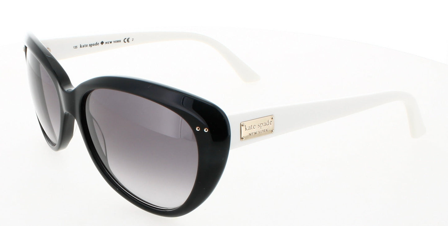 KATE SPADE ANGELIQUE/G/S Frame BLACK CREAM Lens GREY GRADIENT