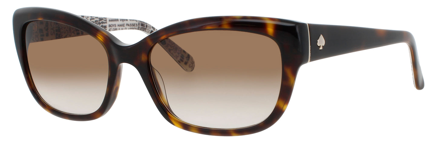 KATE SPADE JOHANNA/S Frame HAVANA Lens BROWN FLASH
