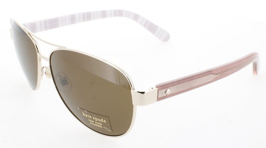  KATE SPADE Frame Women's Sunglasses Lens KATE SPADE,LIGHT GOLD,DARK BROWN POLARIZED,DALIA2/P/S,FEMALE,Sunglasses,new-in