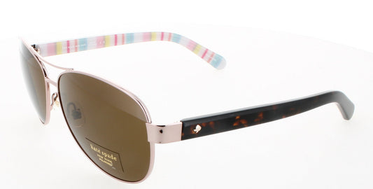 KATE SPADE DALIA2/G/S Frame RED GOLD MULTILAYER PATTERN Lens DARK BROWN POLARIZED