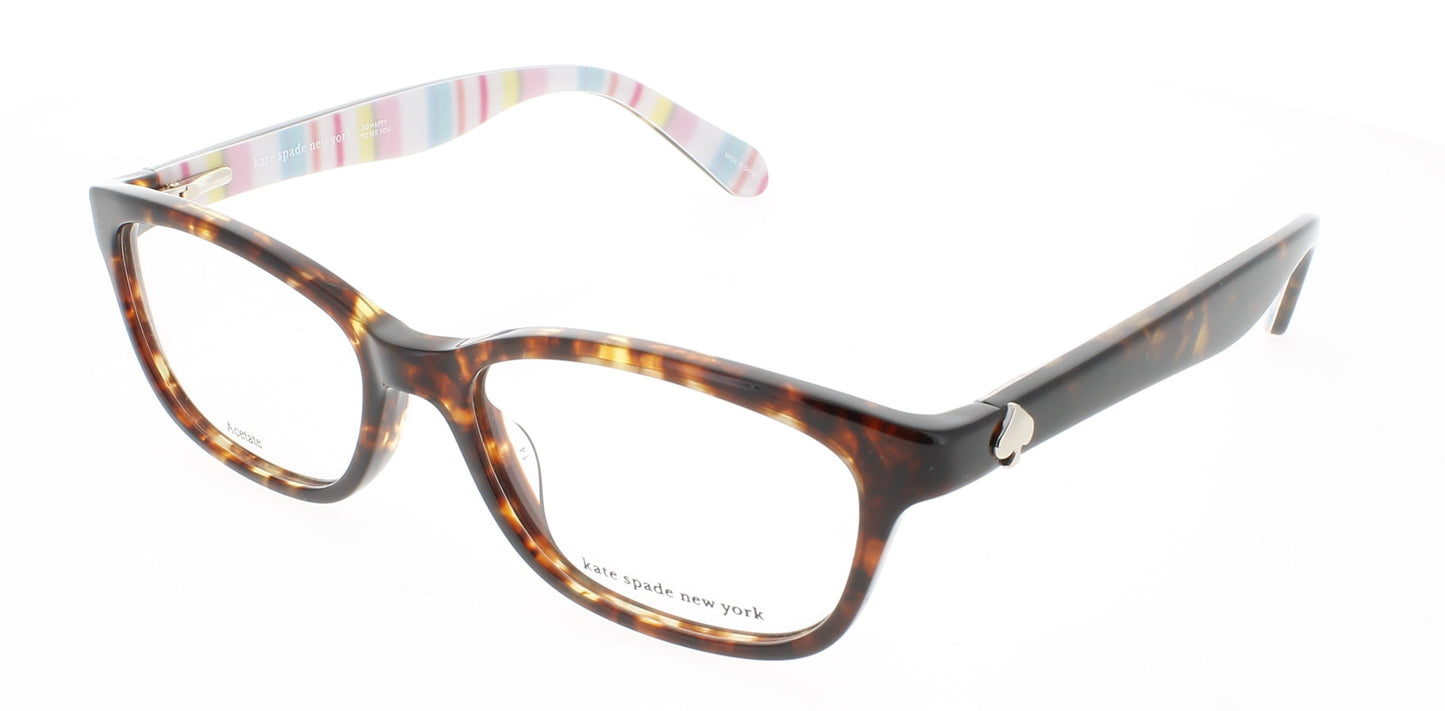 KATE SPADE BRYLIE Frame HAVANA PATTERN MULTI Lens DEMO