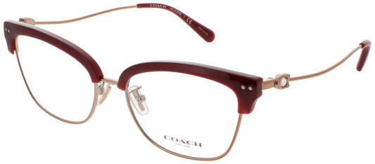 COACH 0HC5104B Frame BURGUNDY/ROSE GOLD Lens DEMO