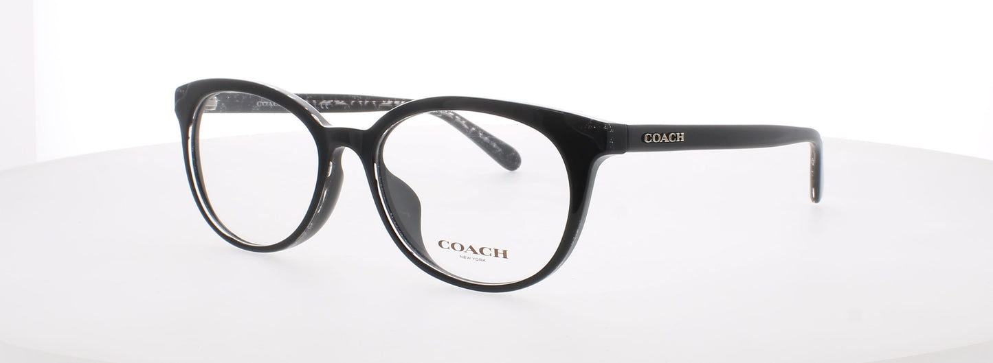 COACH 0HC6149F Frame BLACK GLITTER SIGNATURE C Lens DEMO