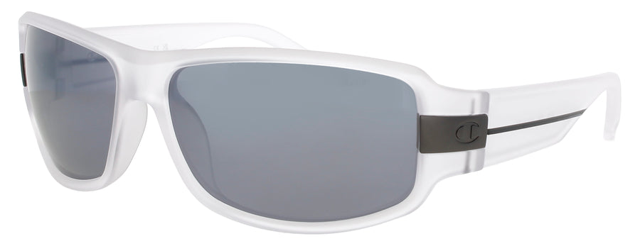 CHAMPION NOIZ Frame MATTE CRYSTAL Lens SILVER FLASH POLARIZED