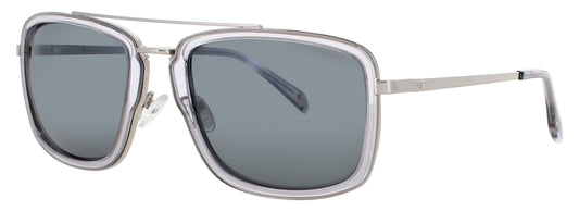 CHAMPION GAMEX Frame CRYSTAL GREY Lens LIGHT GREY POLARIZED
