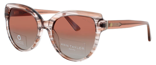 ANN TAYLOR ATP921 Frame BLUSH HORN Lens BROWN GRADIENT POLARIZED