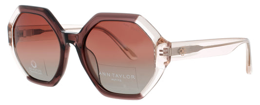 ANN TAYLOR ATP923 Frame DARK ROSE Lens BROWN GRADIENT POLARIZED